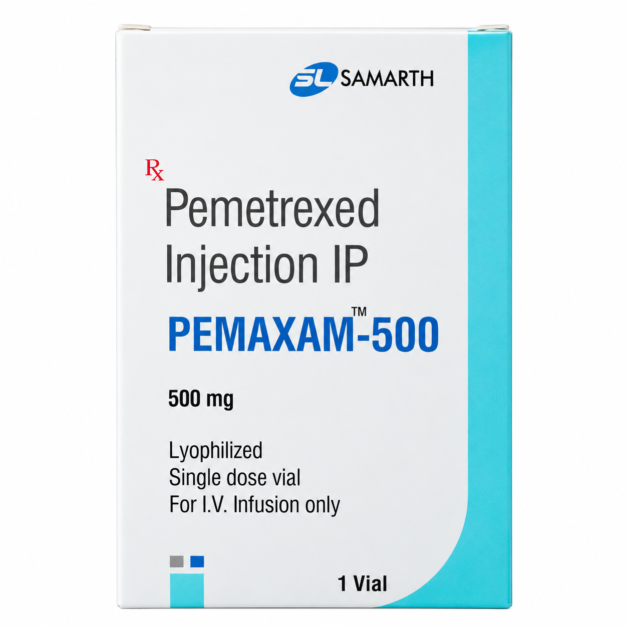 Pemaxam 500 mg Injection (Pemetrexed 500 mg)